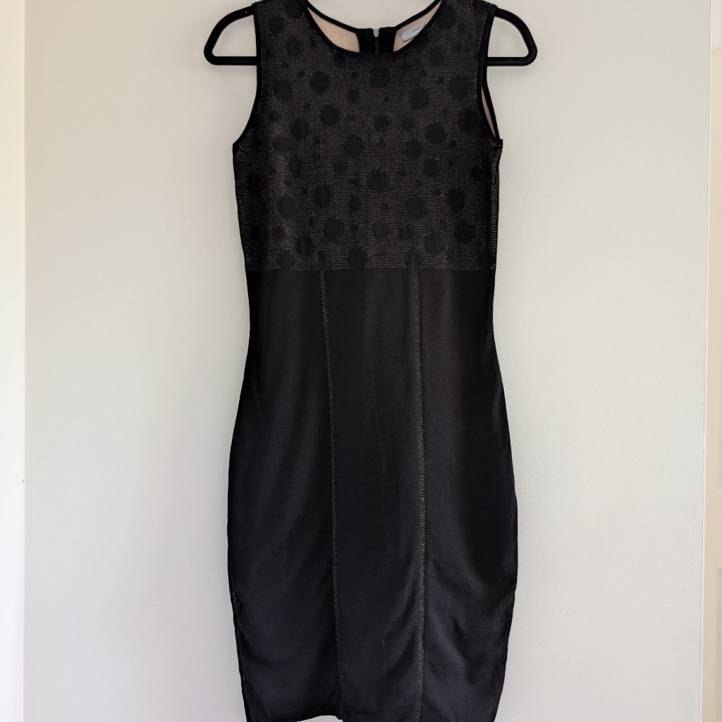 3/$30 Marc New York Andrew Marc Black Sheath Dress